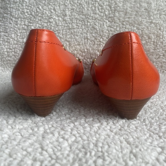 Nine West peep toe wedge shoes - Picture 5 of 9